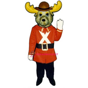 Mounty Moose Lightweight Mascot Costume