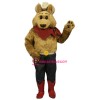 Cowboy Coyote Lightweight Mascot Costume