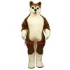 Brown Husky Lightweight Mascot Costume