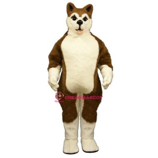 Brown Husky Lightweight Mascot Costume