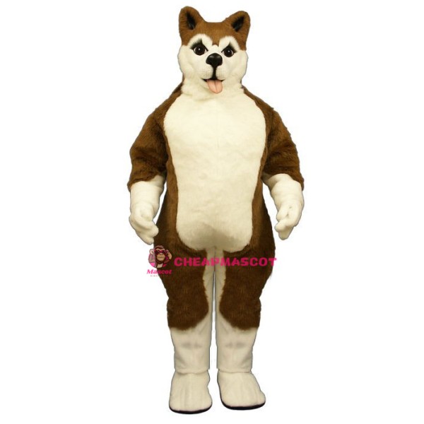 Brown Husky Lightweight Mascot Costume