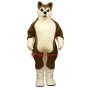 Brown Husky Lightweight Mascot Costume