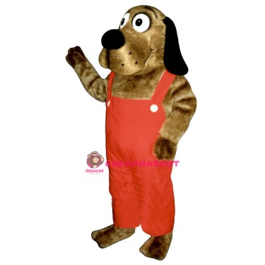 Doggie Dog w-overalls Lightweight Mascot Costume