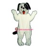 White Puppy Lightweight Mascot Costume