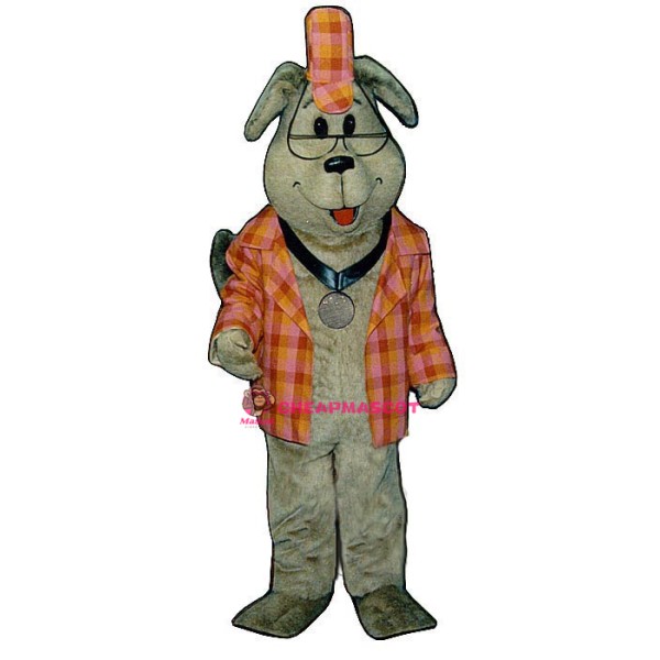 Inspector Dog w-outfit Lightweight Mascot Costume