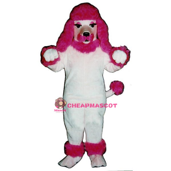Pink Poodle Lightweight Mascot Costume