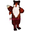 Red Fox Lightweight Mascot Costume