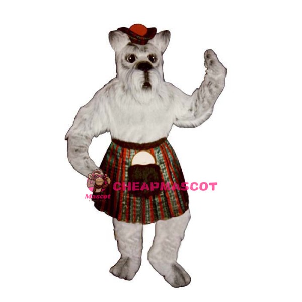 Scottie w-Skirt & Tam Lightweight Mascot Costume