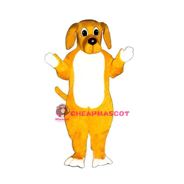 Yellow Hound Lightweight Mascot Costume
