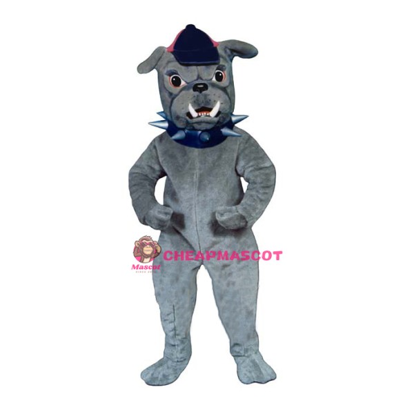 Bull Dog w-Collar & Hat Lightweight Mascot Costume