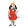 Gertie Greyhound w-Apron & Hat Lightweight Mascot Costume