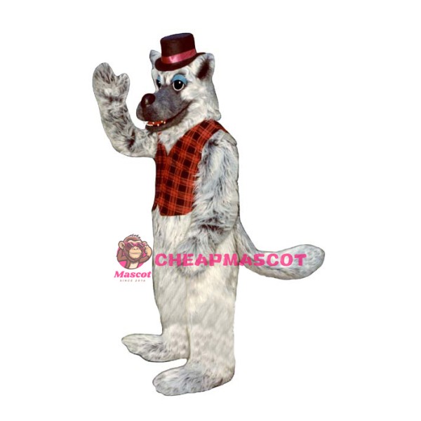 Bad Wolf w-Hat & Vest Lightweight Mascot Costume