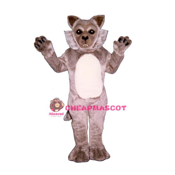 Timber Wolf Lightweight Mascot Costume
