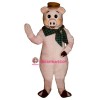 State Fair Pig w- Hat & Scarf Lightweight Mascot Costume