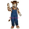 Calf w-Overalls & Shoes Lightweight Mascot Costume