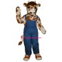 Calf w-Overalls & Shoes Lightweight Mascot Costume