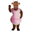 Heifer w-Apron Lightweight Mascot Costume