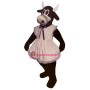 Ms.Buttercup w-Apron Lightweight Mascot Costume
