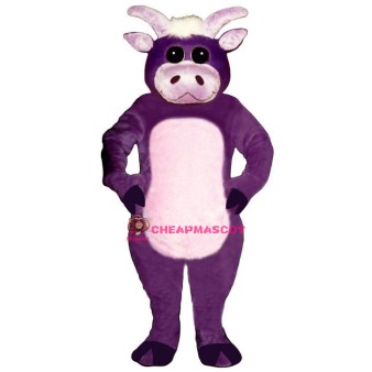 Purple Bull Lightweight Mascot Costume