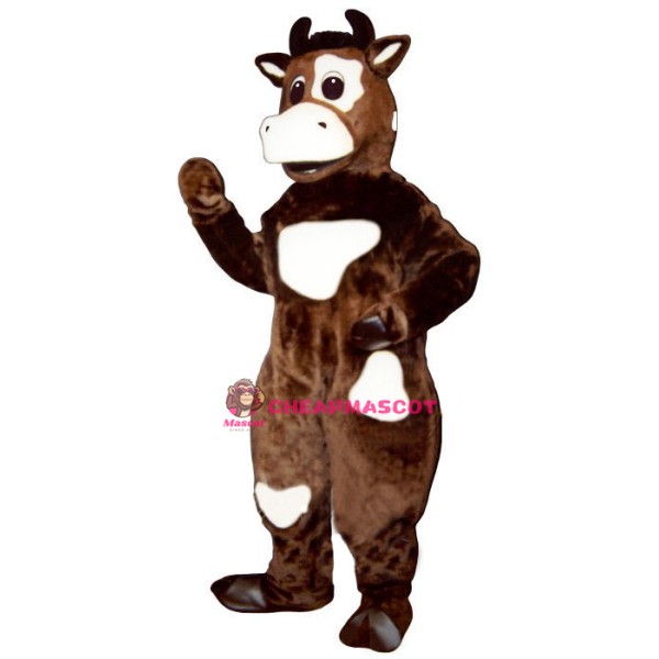 Brown Cow Lightweight Mascot Costume