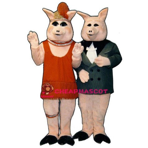 Peaches Pig Lightweight Mascot Costume