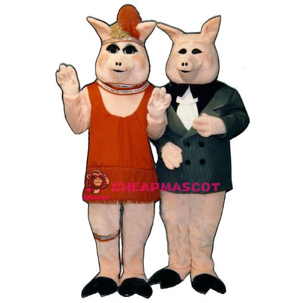 Peaches Pig Lightweight Mascot Costume
