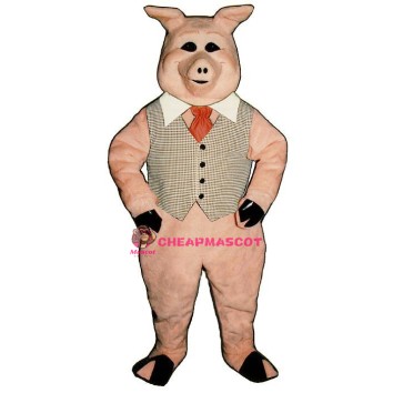 Pierre Pig w-vest Lightweight Mascot Costume