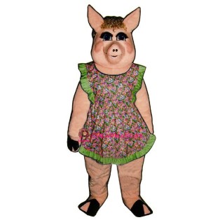 Peaches Pig Lightweight Mascot Costume