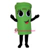 Girl Recycle Can Lightweight Mascot Costume