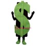 Dollar Sign Lightweight Mascot Costume