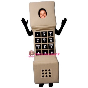 pen Face Phone Lightweight Mascot Costume