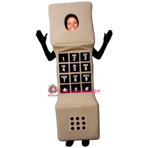 pen Face Phone Lightweight Mascot Costume