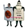 No Smoke Cigarettes Lightweight Mascot Costume