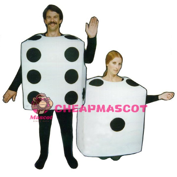 Dice Lightweight Mascot Costume