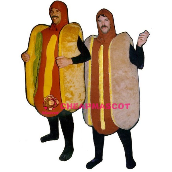 Hot Dog w-Relish Lightweight Mascot Costume