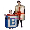 Alphabet Block Lightweight Mascot Costume