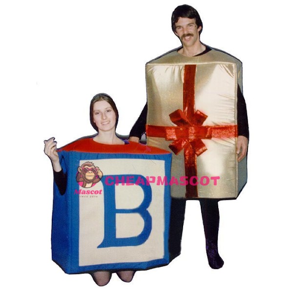 Alphabet Block Lightweight Mascot Costume