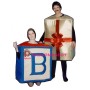 Alphabet Block Lightweight Mascot Costume