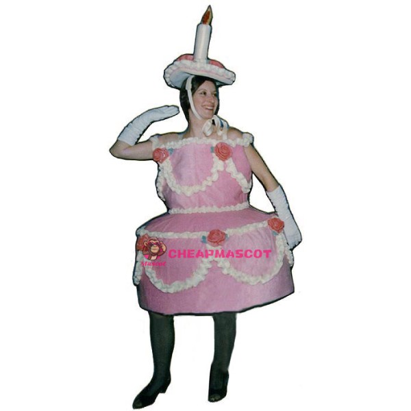 Birthday Cake Lightweight Mascot Costume