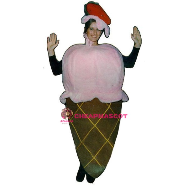 Ice Cream Cone Lightweight Mascot Costume