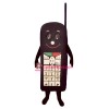 Black Cell Phone Lightweight Mascot Costume