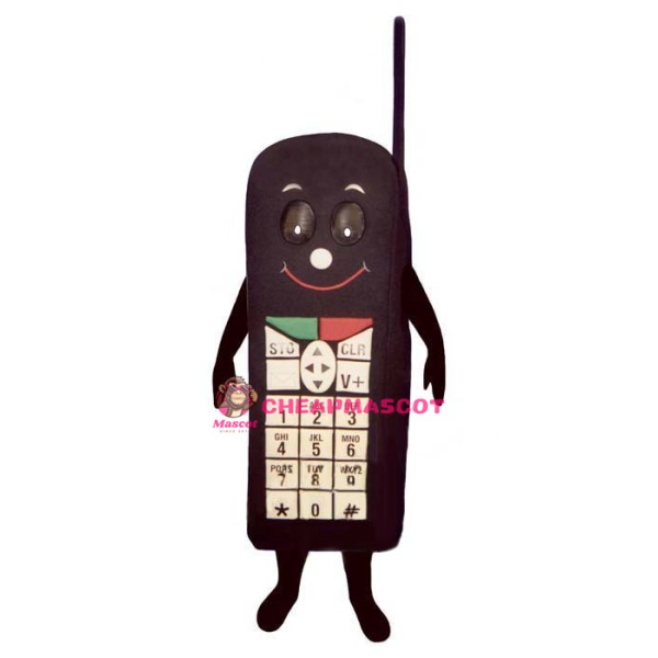 Black Cell Phone Lightweight Mascot Costume