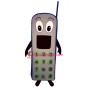 Screaming Phone Lightweight Mascot Costume