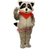 Raccoon w- Hanker chief Lightweight Mascot Costume