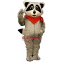 Raccoon w- Hanker chief Lightweight Mascot Costume
