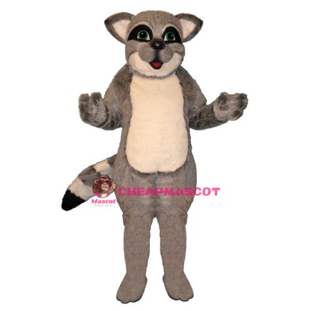 Grey Raccoon Lightweight Mascot Costume
