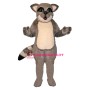 Grey Raccoon Lightweight Mascot Costume