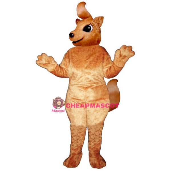 Girly Squirrel Lightweight Mascot Costume