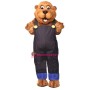 Woody Woodchuck w-Overalls Lightweight Mascot Costume