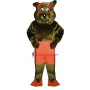 River Otter w-Scuba Lightweight Mascot Costume